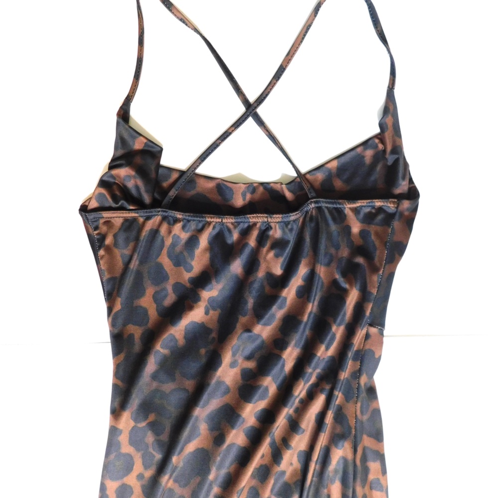 Cheetah Full Length Dress (Size 2) - Picture 6 of 7